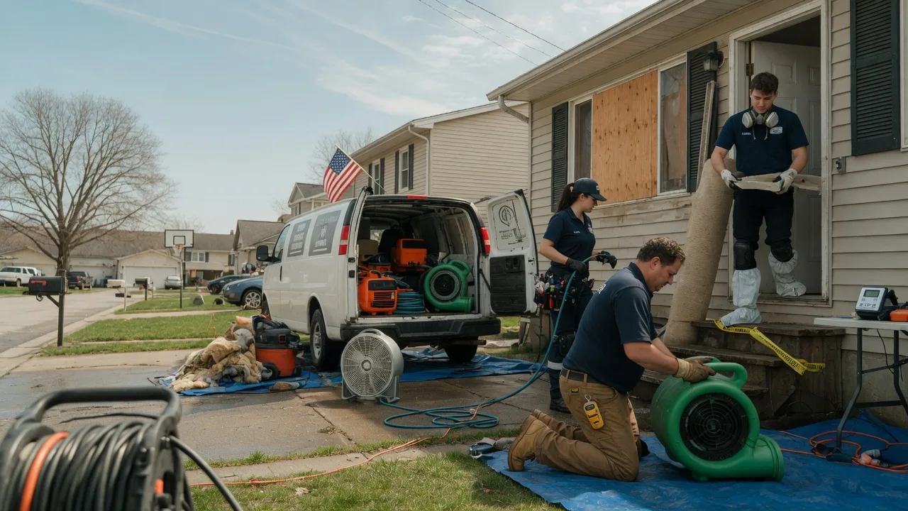 Water Damage Restoration in Hilbert, WI near me